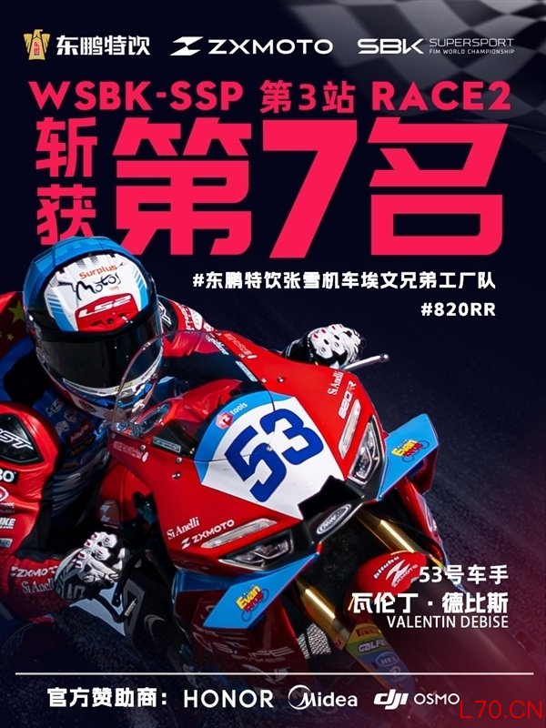 WSBK 荷兰站第二回合因意外提前结束！张雪机车获第七名 张雪总结回应：赛车圈很干净