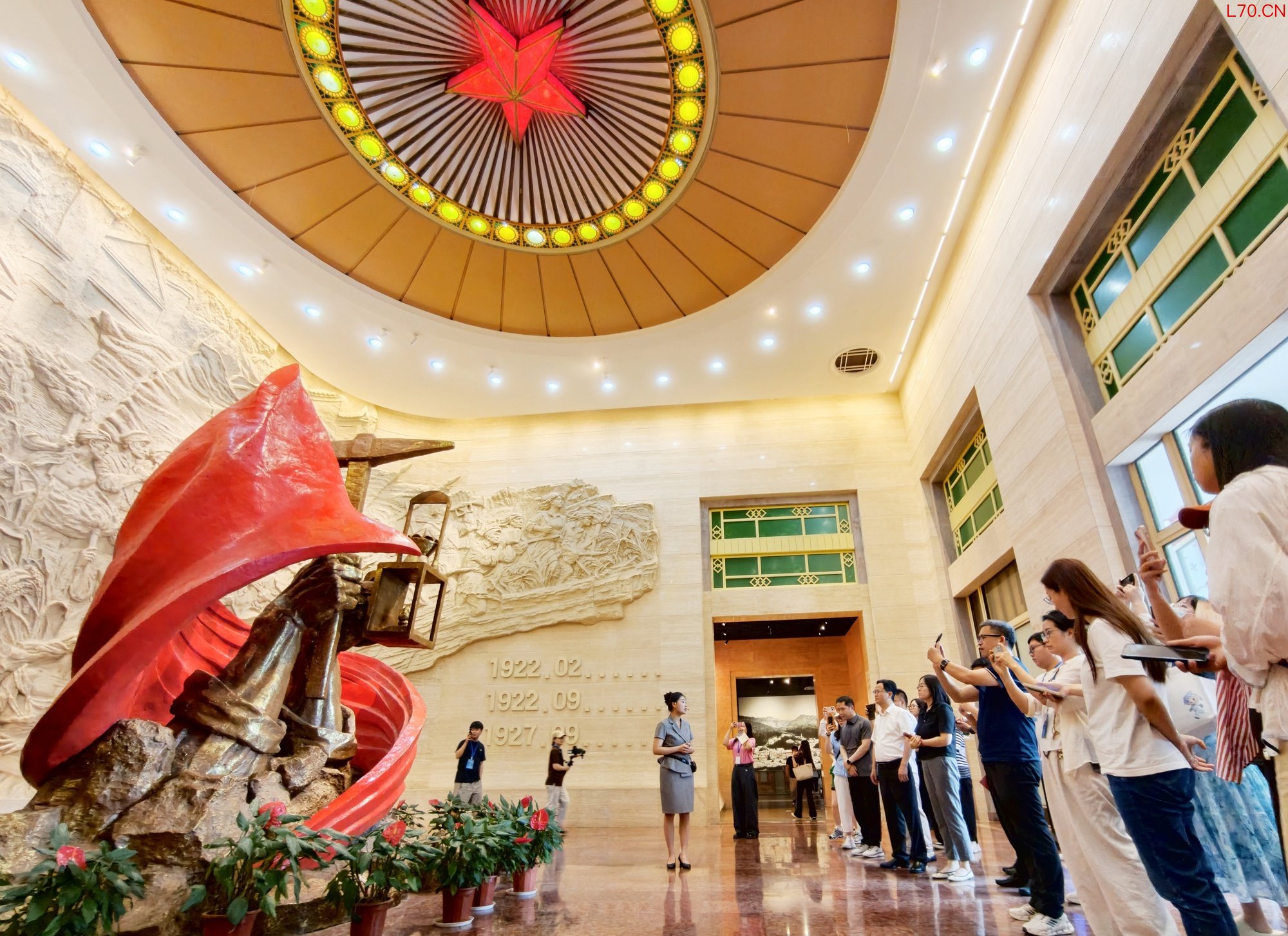 走进安源铁矿工人运动纪念馆。（主办方供图 央广网发）