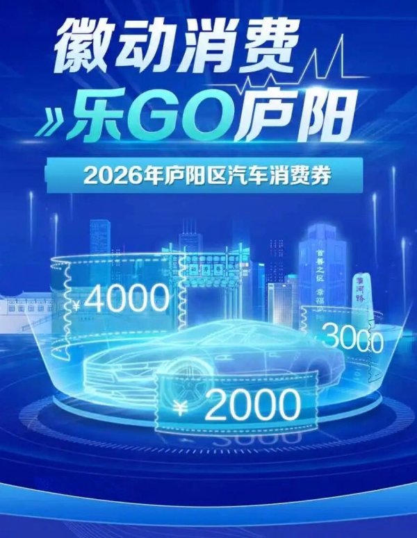 今日，合肥发放500万汽车消费券