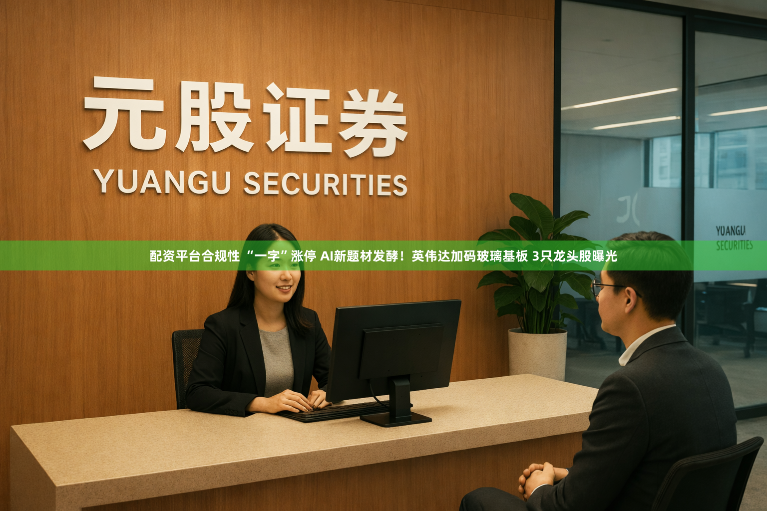 配资平台合规性 “一字”涨停 AI新题材发酵!英伟达加码玻璃基板 3只龙头股曝光